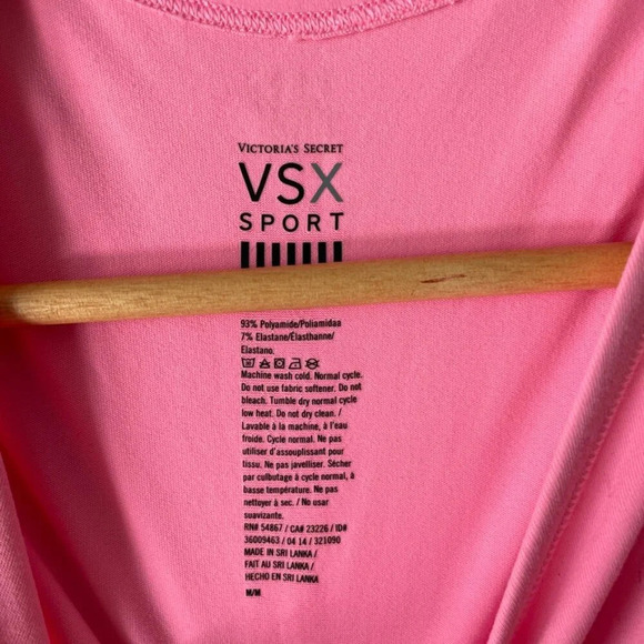 Victoria's Secret VSX  Crop Muscle Tank Pink Size Medium - Picture 4 of 4
